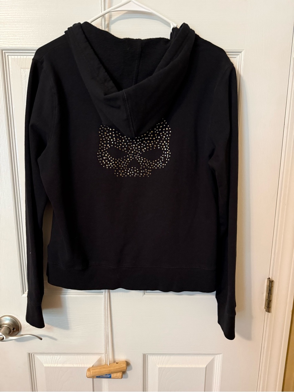 Harley-Davidson Black Hoodie with Willie G Bling skull - Picture 5 of 5